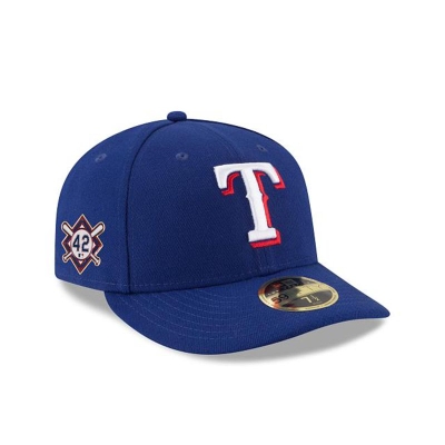Texas Rangers Gorra | New Era MLB Jackie Robinson Day Low Profile 59fifty Fitted Cap Mexico - Azules